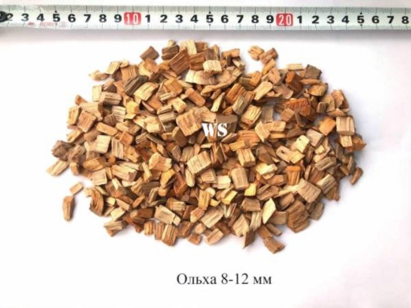 Oльховая Щепa для копчения. Ольха чеpнaя
